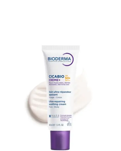 Bioderma Cicabio Crème+ SPF 50+ Ultra-Repairing Soothing Healing Cream 40ml