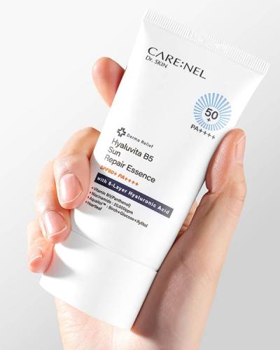 CARE:NEL Hyaluvita B5 Sun Repair Essence with 8-Layer Hyaluronic Acid 50ml