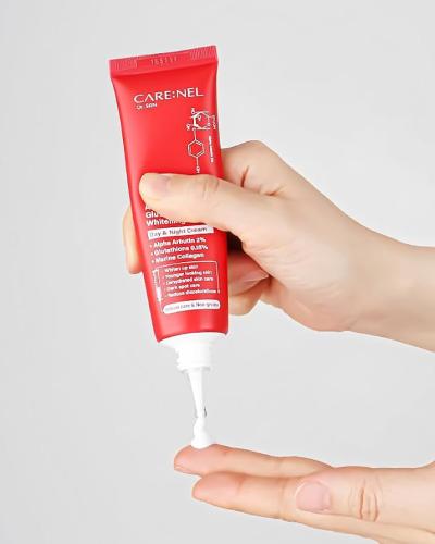 CARE:NEL Derma Alpha Arbutin Glutathione Whitening Day & Night Cream 45ml