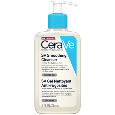 CeraVe SA Smoothing Cleanser for Dry, Rough, Bumpy Skin 236ml