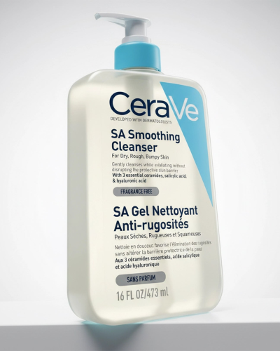 CeraVe SA Smoothing Cleanser for Dry, Rough, Bumpy Skin 473ml