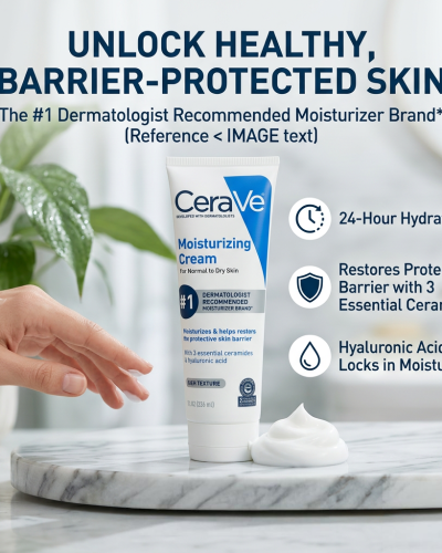 CeraVe Moisturizing Cream For Normal To Dry Skin 236ml