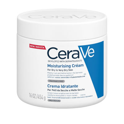 CeraVe Moisturizing Cream For Dry To Very Dry Skin 454g
