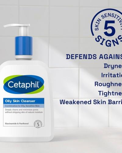 Cetaphil Oily Skin Cleanser For combination to oily skin, sensitive skin 236ml