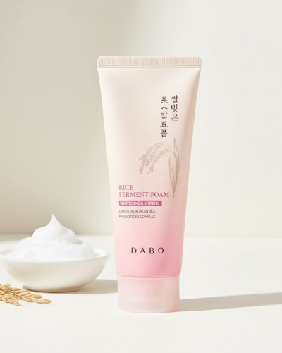 DABO Rice Ferment Foam Whitening & Shining Cleanser 100ml