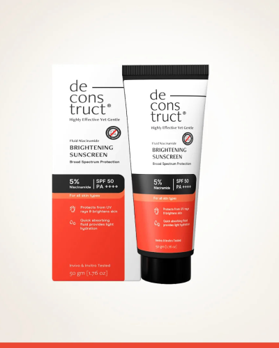 Deconstruct Fluid Brightening Sunscreen 50g
