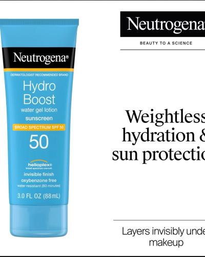 NEUTROGENA® Hydro Boost Water Gel Sunscreen Lotion with Broad Spectrum SPF 50 - 88ml