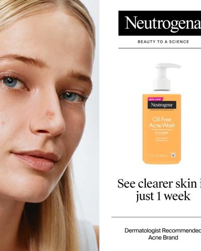NEUTROGENA® Oil-Free Acne Face Wash with Salicylic Acid Acne Treatment (269 ml)