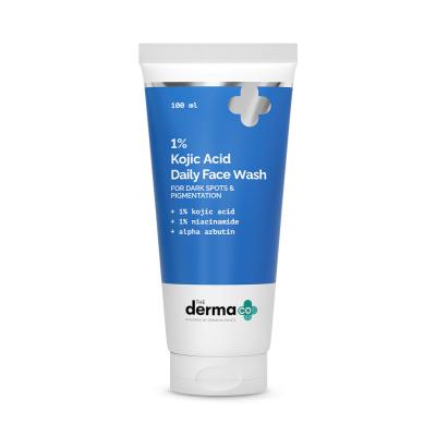 The Derma Co 1% Kojic Acid Face Wash with Niacinamide & Alpha Arbutin For Dark Spots & Pigmentation - 100ml