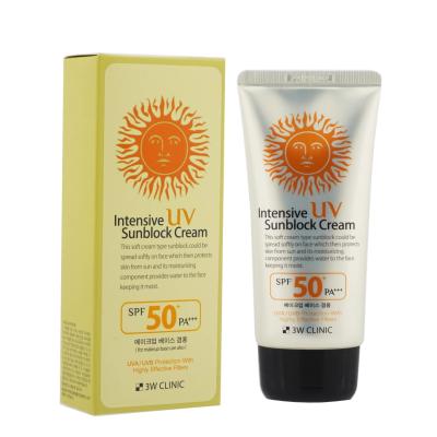 3W CLINIC Intensive UV Sunblock Cream SPF 50+PA+++ 70ml