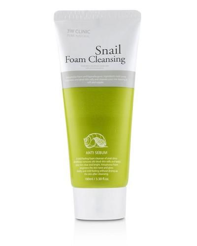 3W Clinic Pure Natural Snail Foam Cleansing 100ml