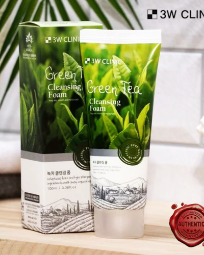 3W Clinic Green Tea Cleansing Foam 100 ml