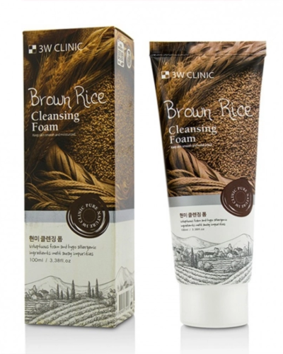 3W Clinic Brown Rice Foam Cleansing – 100ml