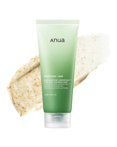 Anua Heartleaf + BHA Quercetinol Pore Deep Cleansing Foam 150ml