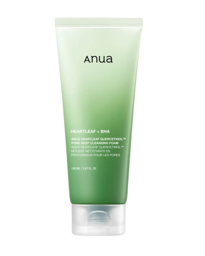 Anua Heartleaf + BHA Quercetinol Pore Deep Cleansing Foam 150ml