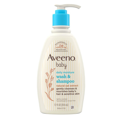 Aveeno Baby Wash & Shampoo 354ml