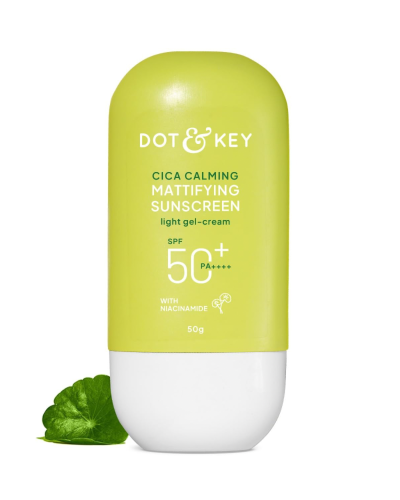 Dot & Key Cica Calming Mattifying Sunscreen SPF 50+ PA++++ with Niacinamide 50g