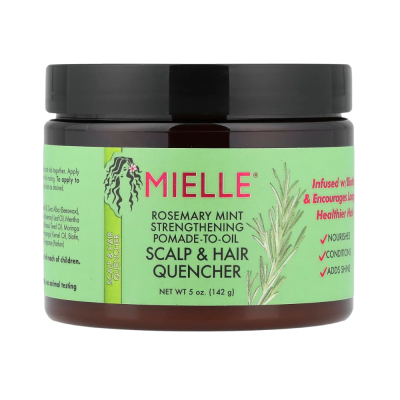 Mielle Rosemary Mint Hair Pomade To Oil Hair & Scalp Quencher 142g
