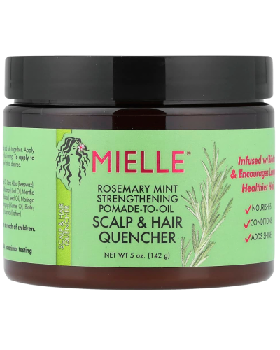 Mielle Rosemary Mint Hair Pomade To Oil Hair & Scalp Quencher 142g