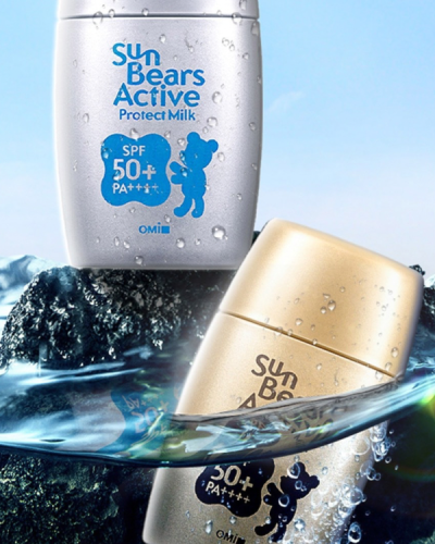 OMI Brotherhood Sun Bears Active Sunscreen SPF 50/PA++++ 30 g Blue